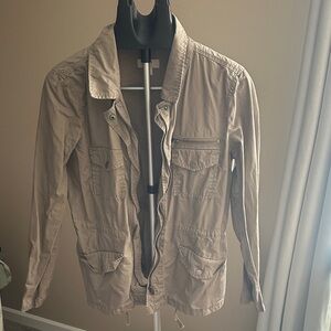 LOFT Men's Tan Field Jacket with Multiple Pockets